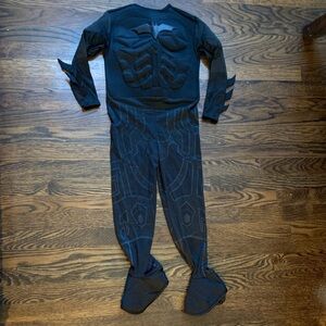 Kids Black Batman Superhero Costume -Small (4-6x)